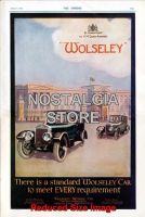 Wolseley luxury Cars Ad, set in front of Buckingham Palace, 1922 - Retro Car Ads - The Nostalgia Store